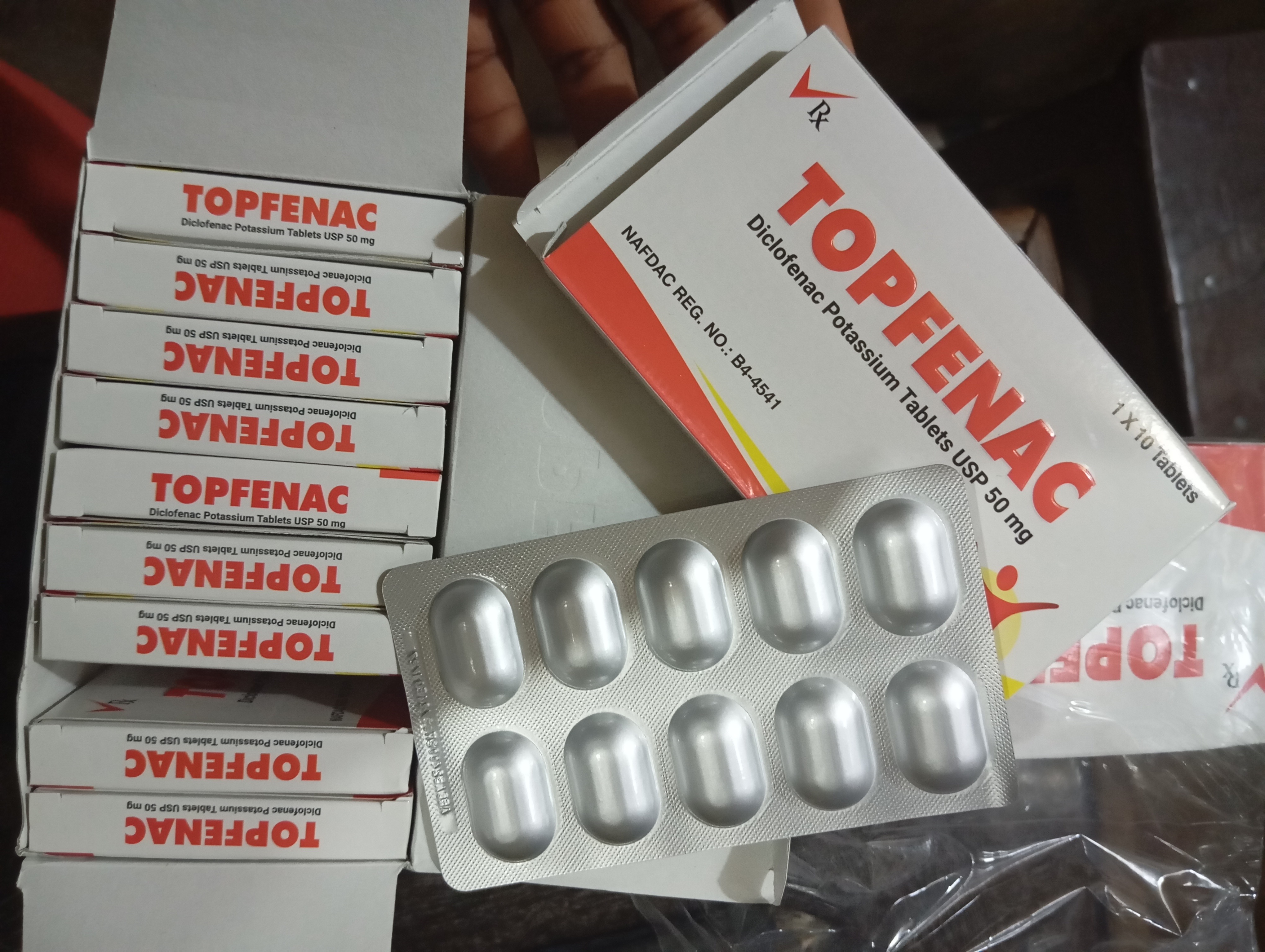 Topfenac foil